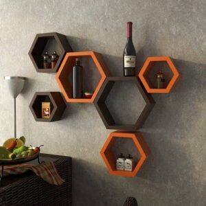 Furniture Cafe Hexagon Wall